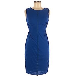 Halston Heritage Dress. Sleeveless. Royal Blue. Size 6. Worn Once.
